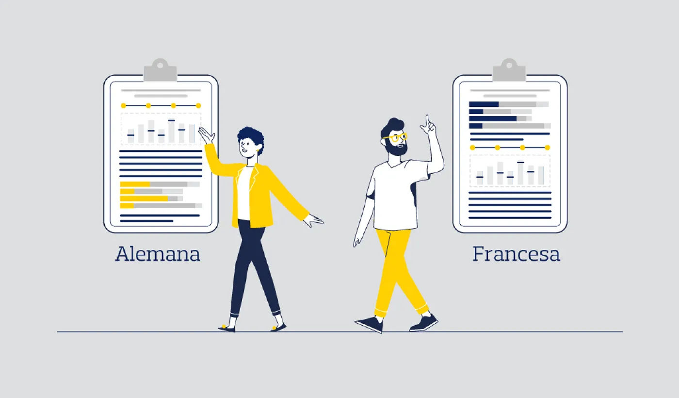 Diferencias entre la tabla de amortización francesa y alemana al pedir un crédito
